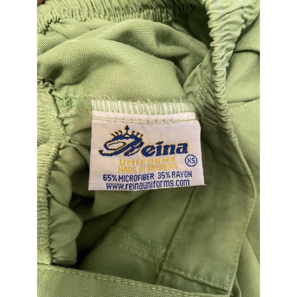 Reina Scrub Bottom Medical Uniform Olive Drawstring Pants XS - Picture 12 of 12